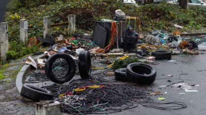 Harger: Pounds and pounds of stripped copper wire insulation recovered from Seattle homeless camp cleanups