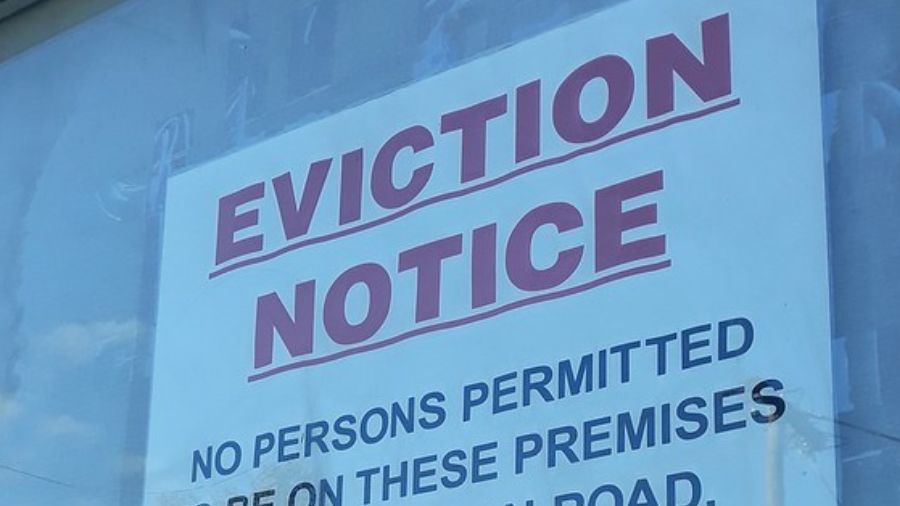 eviction notice...
