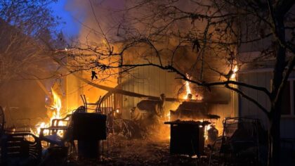 Fire crews find one person dead inside home engulfed in flames in Renton