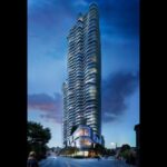 A rendering of WB1200 in South Lake Union. (Image: Hayes Davidson via Henriquez Architects)