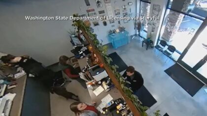 CCTV footage shows WA DOL worker mention Idaho murders to Bryan Kohberger days after killings