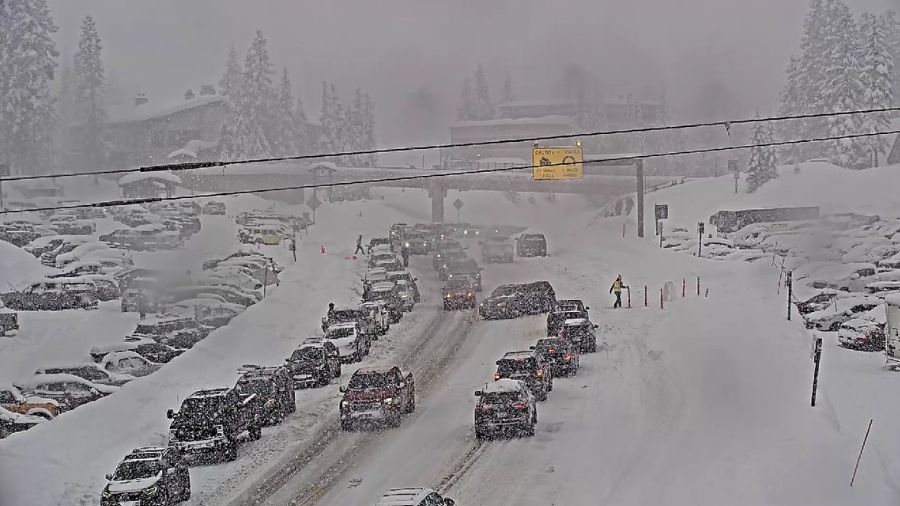 US at Stevens Pass is blocked...
