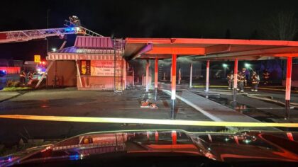Overnight fire breaks out at Greek restaurant in Kent
