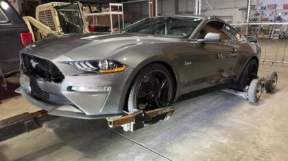 Mustang driver flees at 130 mph in Thurston County, car found abandoned in DuPont