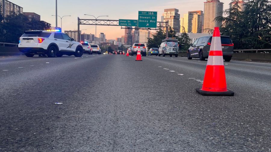 I-5 downtown seattle crash...