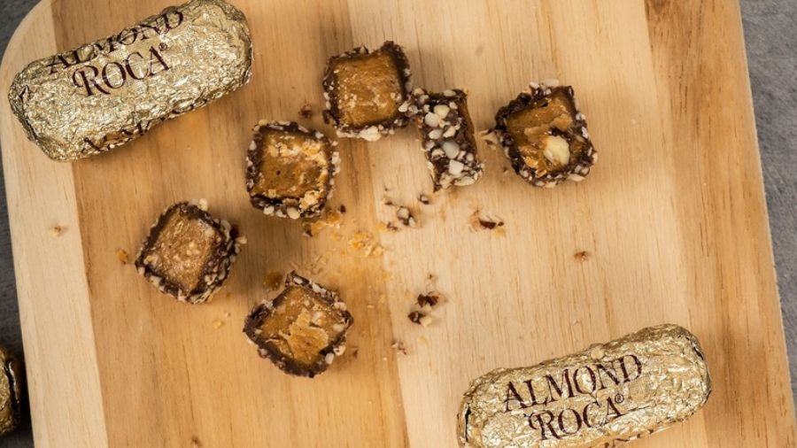 almond roca brown * haley candy...