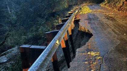 Storm-damaged road in North Bend reopens after 4-month closure