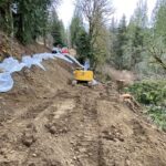 Edgewick road slide repair storm north bend