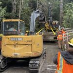 Edgewick road slide repair storm north bend