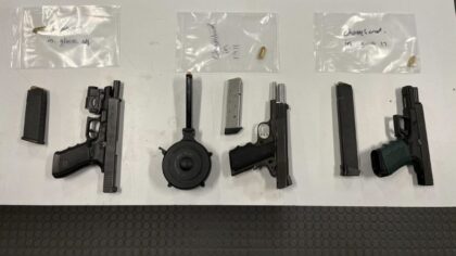 Convicted felon tracked via ankle monitor, arrested with 3 guns in Capitol Hill