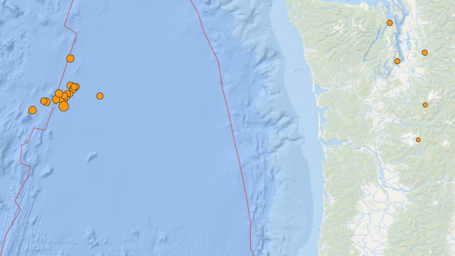 WA earthquake coast...
