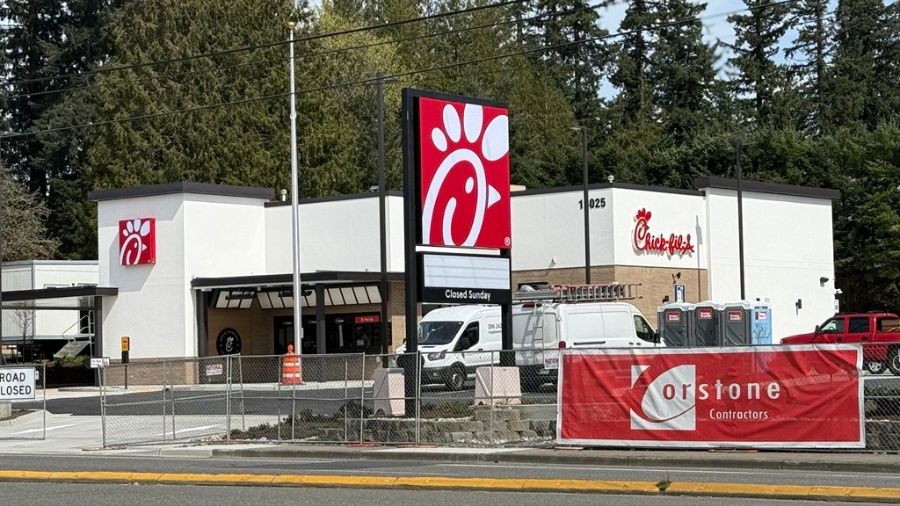 Chick-fil-A everett opening...