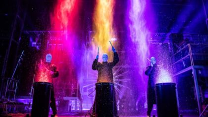Blue Man Group hits the Paramount Theatre this weekend with Seattle native Ursula Sargent on drums