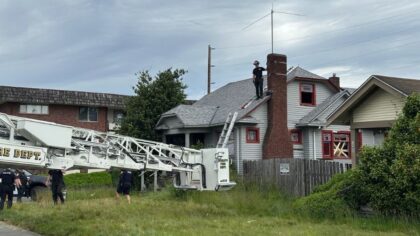 Everett man arrested after allegedly climbing into chimney to evade police