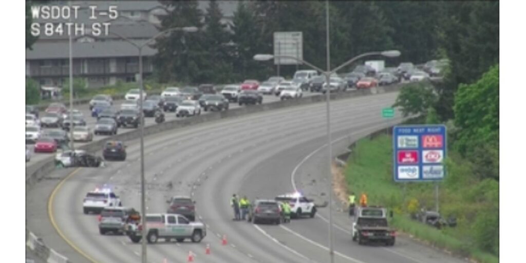 Southbound I-5 in Tacoma reopened after wrong-way crash shuts down ...