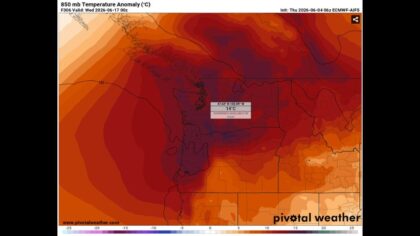 Seattle heatwave forecast: Models hint at 90s in Western WA