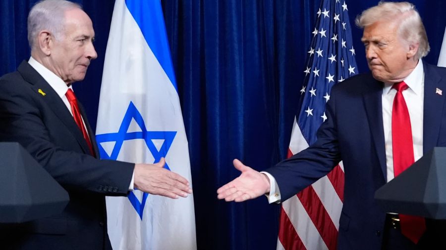 trump netanyahu israel iran war...