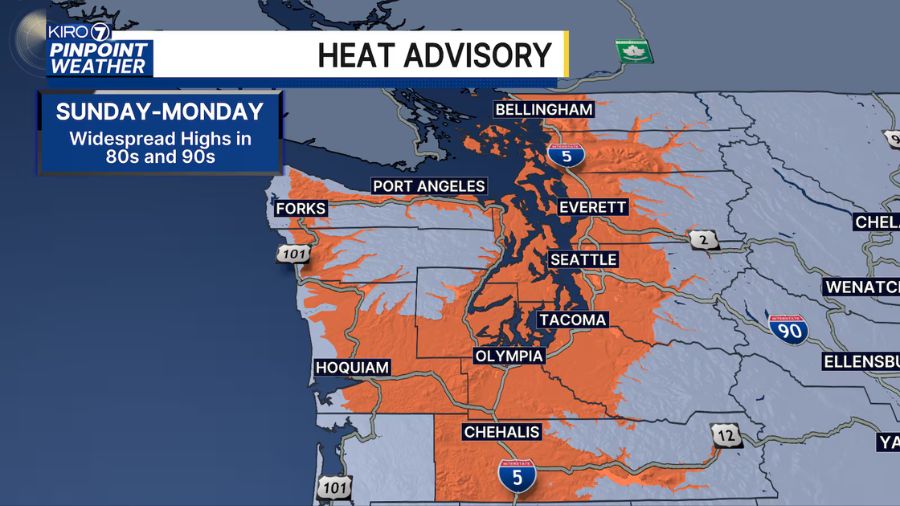 hottest temperatures 90-degree day seattle weather...