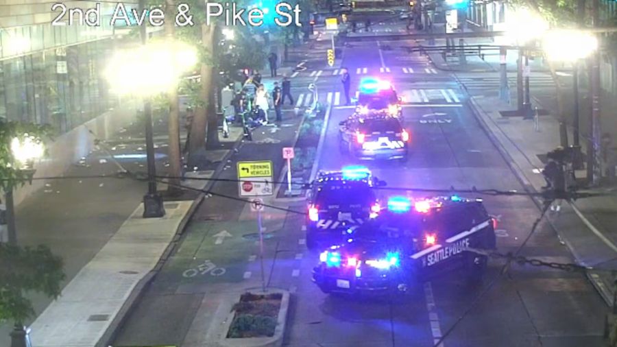 downtown seattle shooting...