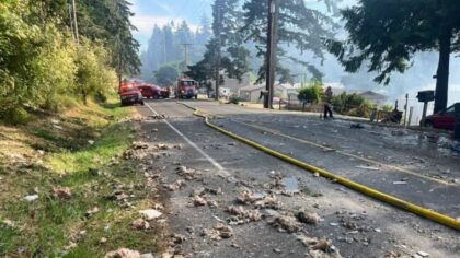 'I'm sure it's the fireworks': Neighbor recounts Whidbey Island home explosion