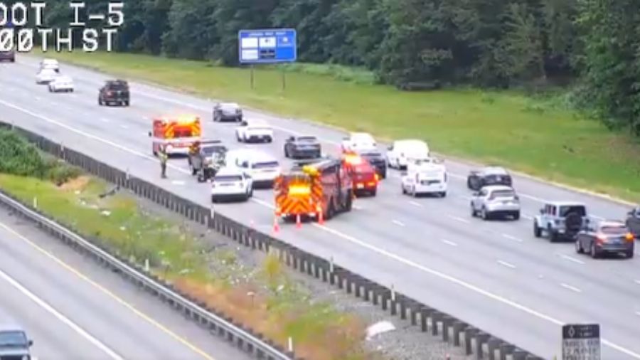 SeaTac I-5 collision...