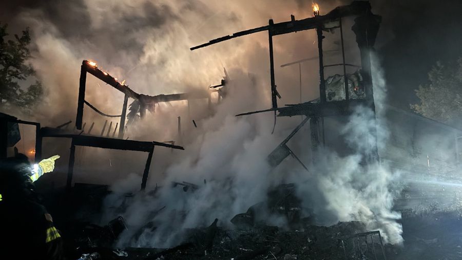Graham house fire...