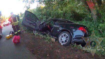 Port Orchard driver crashes into ditch during suspected opioid overdose