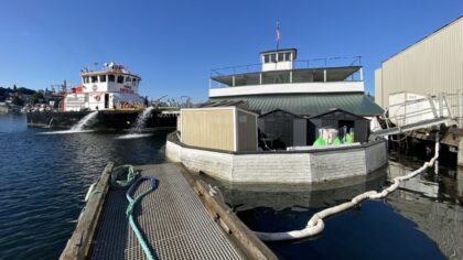 Popular Seattle ferry wedding venue takes on water, repairs could take weeks