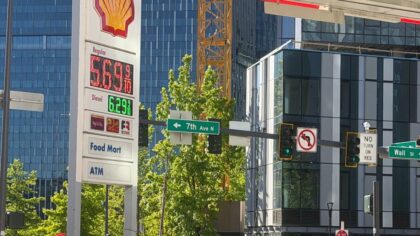 Washington gas prices remain among highest despite national dip below $4