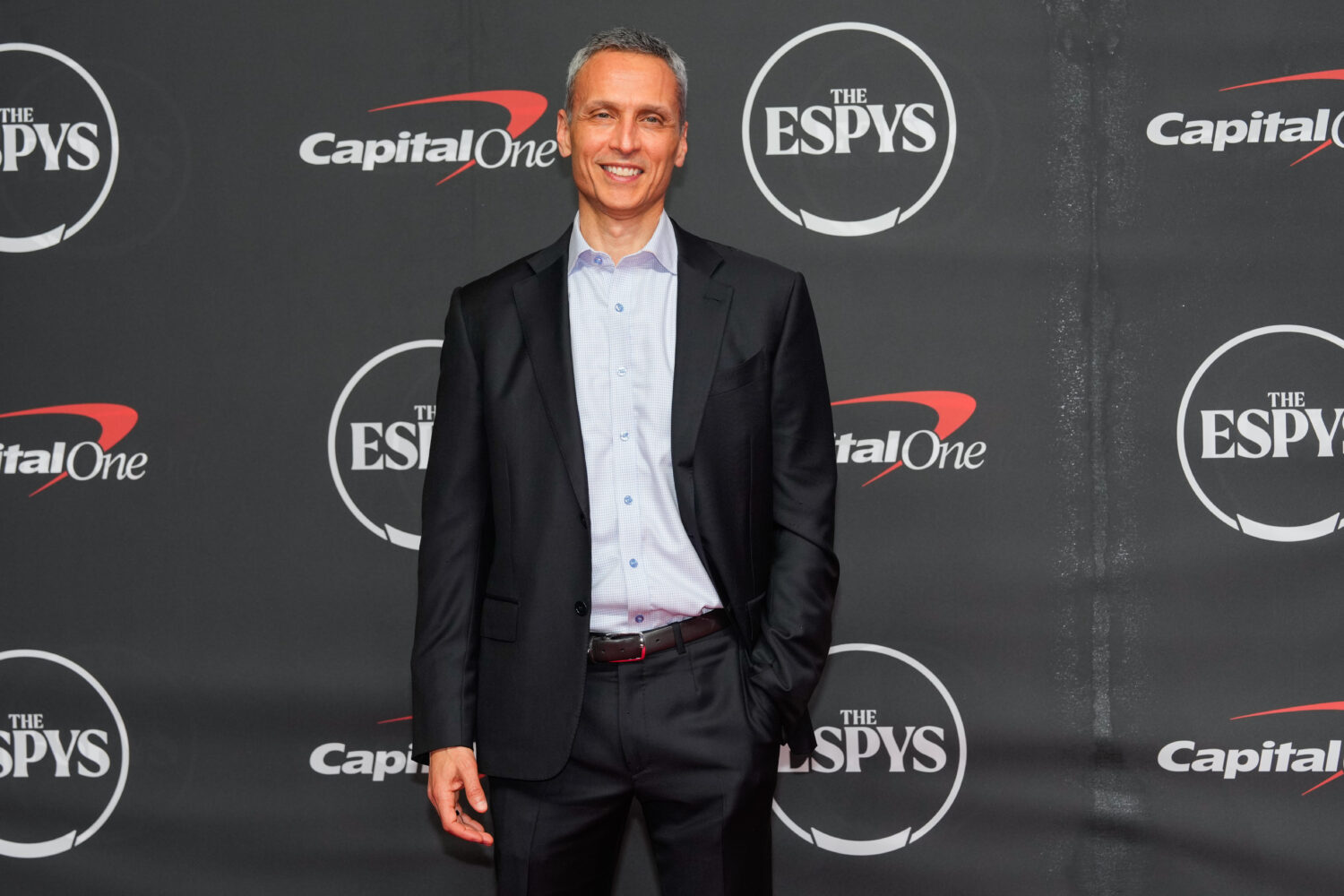 ESPN Chairperson James Pitaro arrives at the ESPY Awards at Lincoln Center on Wednesday, July 15, 2...