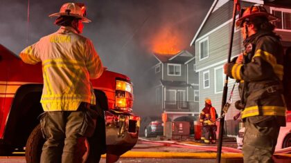 Building-hopping fire destroys Tacoma construction site, damages two apartments