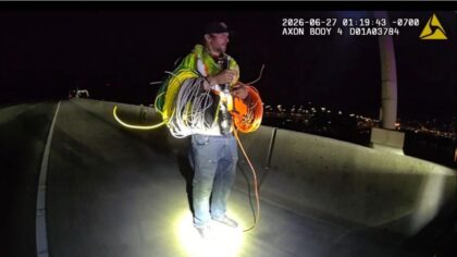 Harger: He's accused of stealing $1,000 in copper off the West Seattle Bridge. Ratepayers got a $100,000 bill. He didn't show up to court