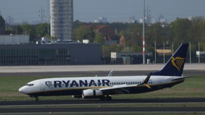 Ryanair flight makes emergency landing after Boeing 737 window dislodges midair