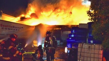 fire seattle warehouse investigators...