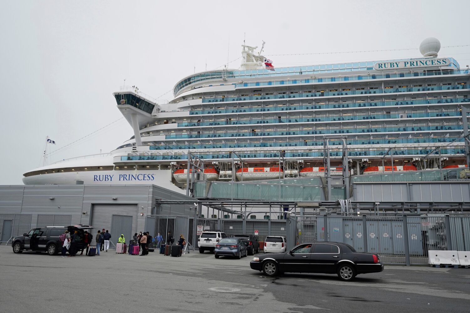 FILE - The Ruby Princess is docked in San Francisco, Thursday, Jan. 6, 2021. (AP Photo/Eric Risberg...