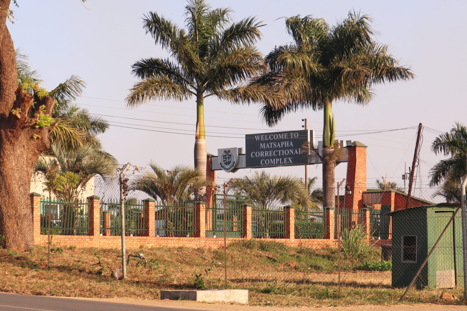 FILE - The Matsapha Correctional Complex in Matsapha, near Mbabane, Eswatini, July 17, 2025. (AP Ph...