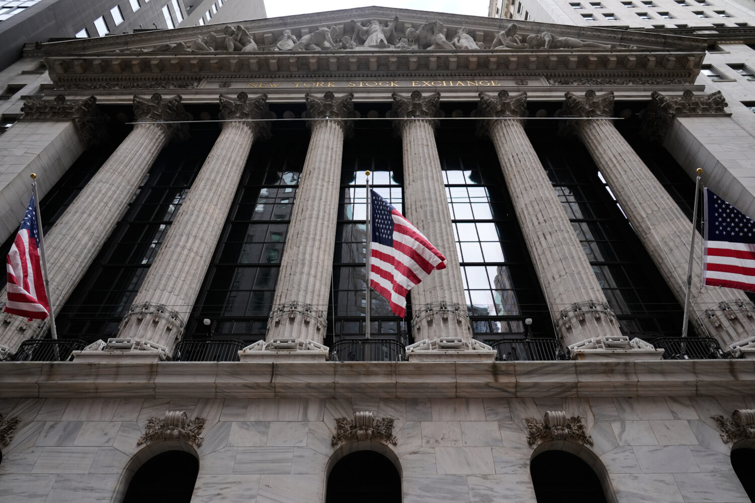 FILE - The New York Stock Exchange is seen in New York, Thursday, March 19, 2026. (AP Photo/Seth We...