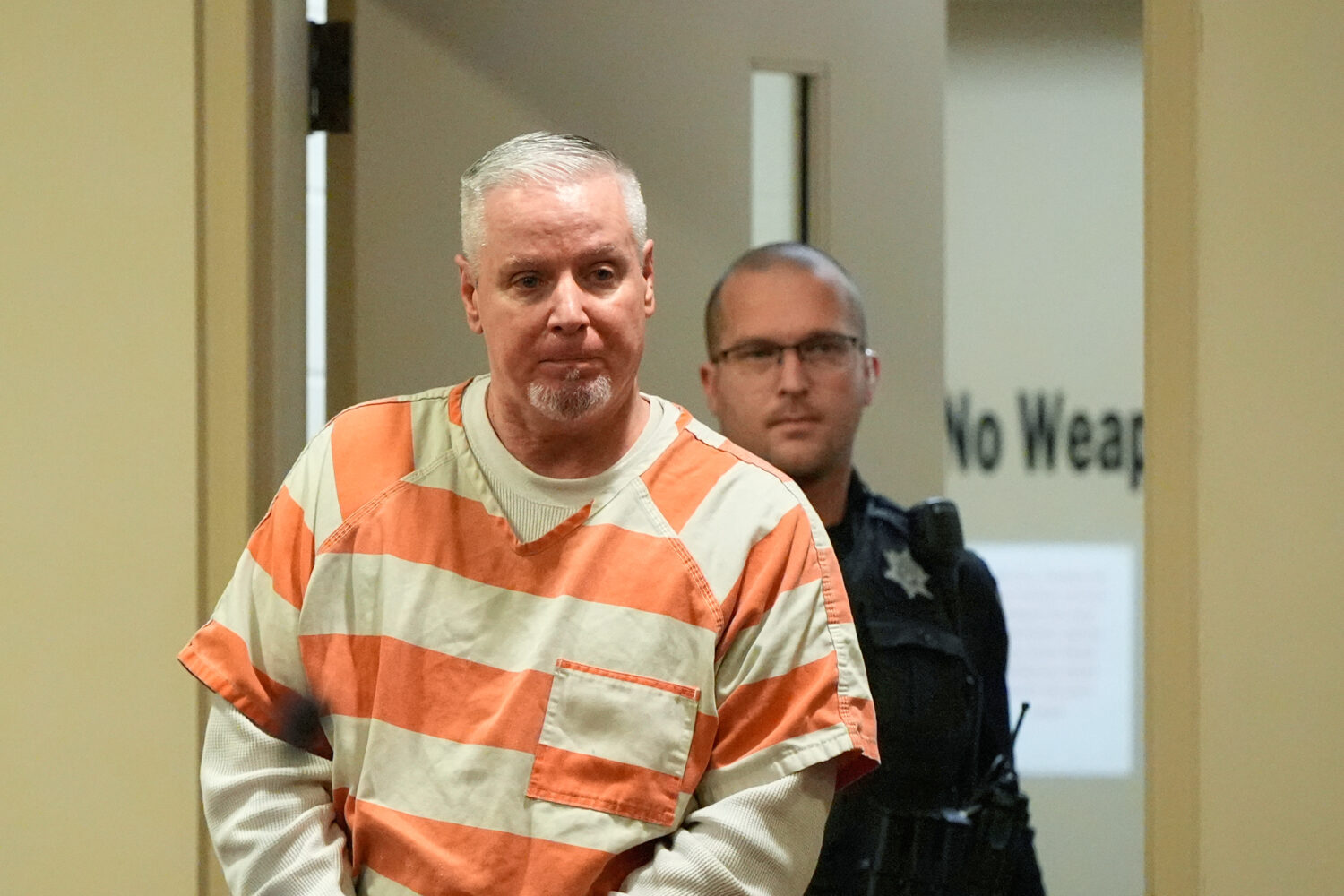 FILE - Colin Gray, the father of Apalachee High School shooting suspect Colt Gray, arrives to the c...