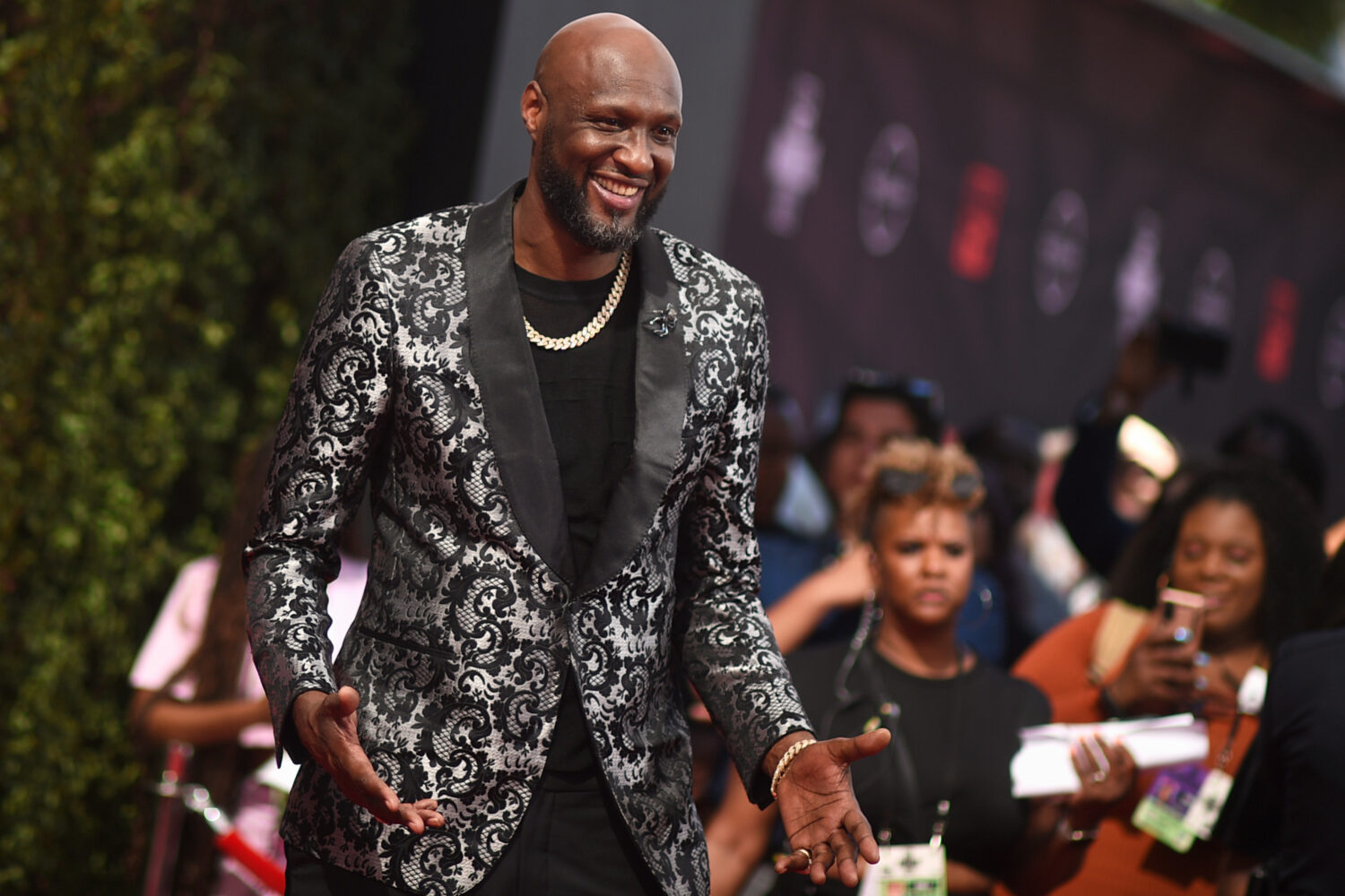 FILE - Lamar Odom arrives at the BET Awards on June 26, 2022, at the Microsoft Theater in Los Angel...