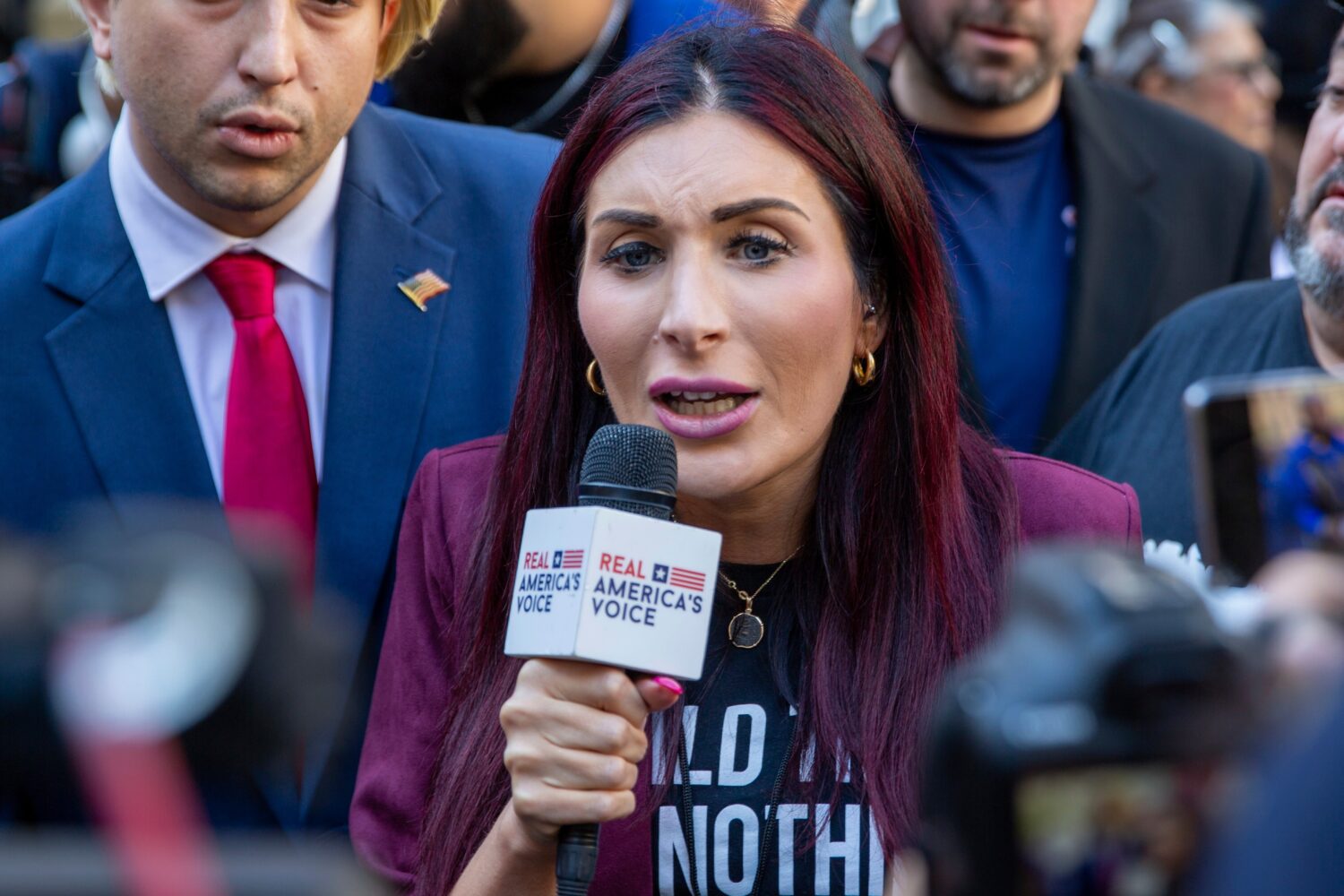 FILE - Right-wing activist Laura Loomer, April 15, 2024, in New York. (AP Photo/Ted Shaffrey, File)...