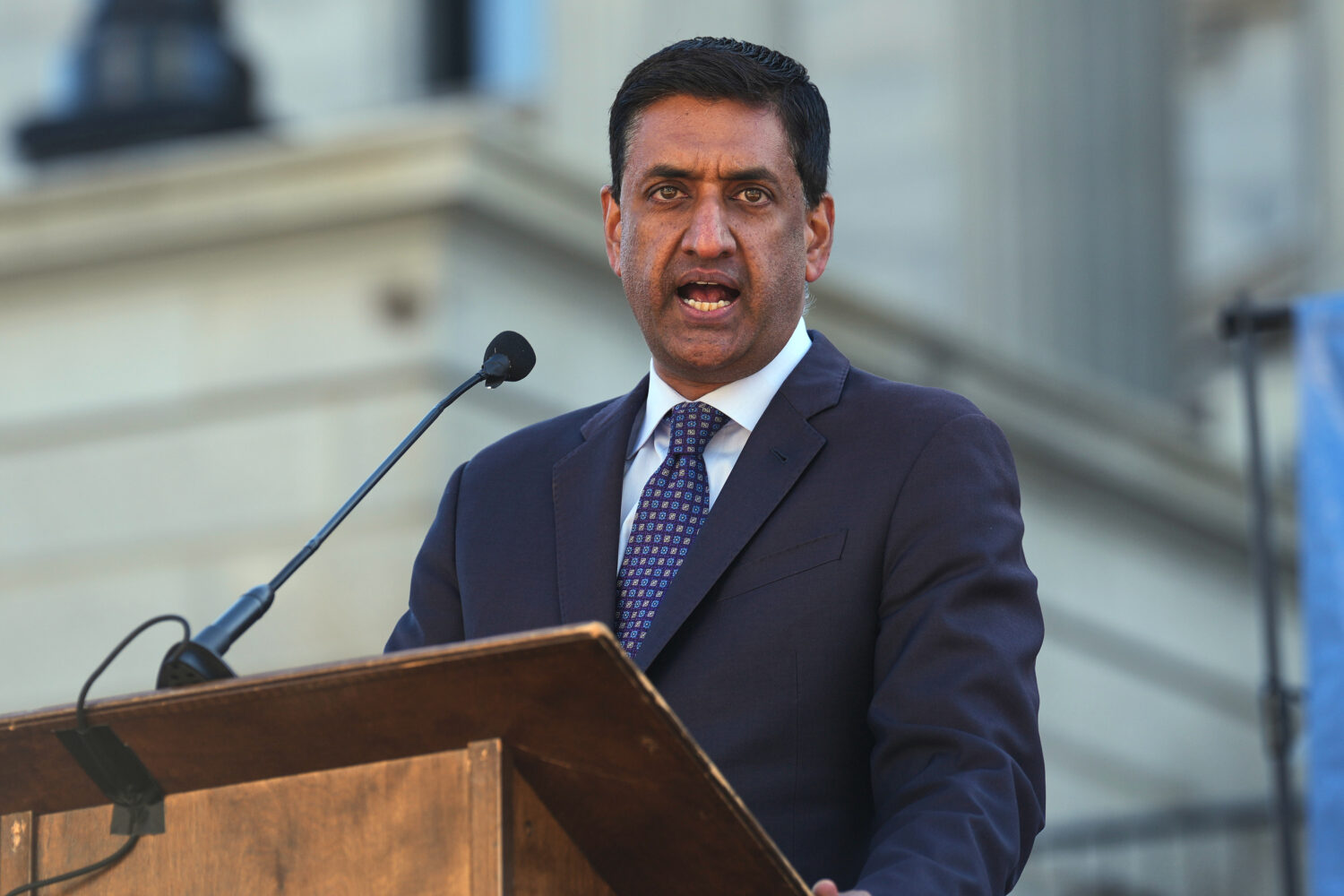 FILE - Rep. Ro Khanna, D-Calif., speaks at a Martin Luther King Jr. Day commemoration at the South ...