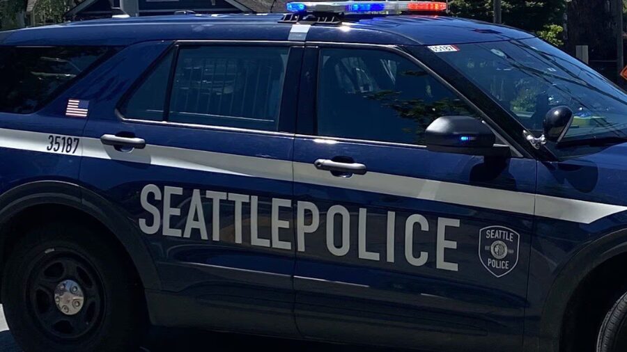 Seattle police vehicle aurora avenue...
