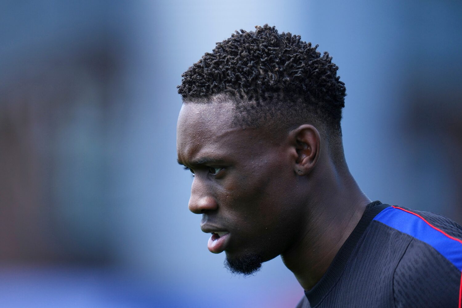 United States' Folarin Balogun (20) attends a training session ahead of their World Cup round of 16...
