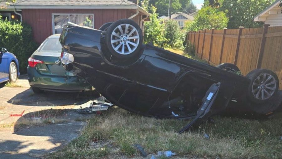 burien DUI crash hit and run...