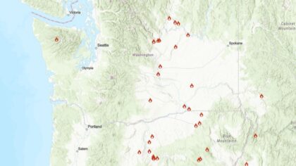 8,000+ lightning strikes ignite wildfire concerns across Washington and Oregon