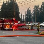 arlington logging fire