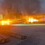 arlington logging fire