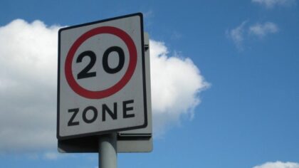 20 mph zone bellevue...