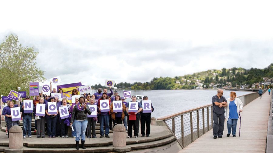 caregivers union SEIU 775 olympia brian heywood...