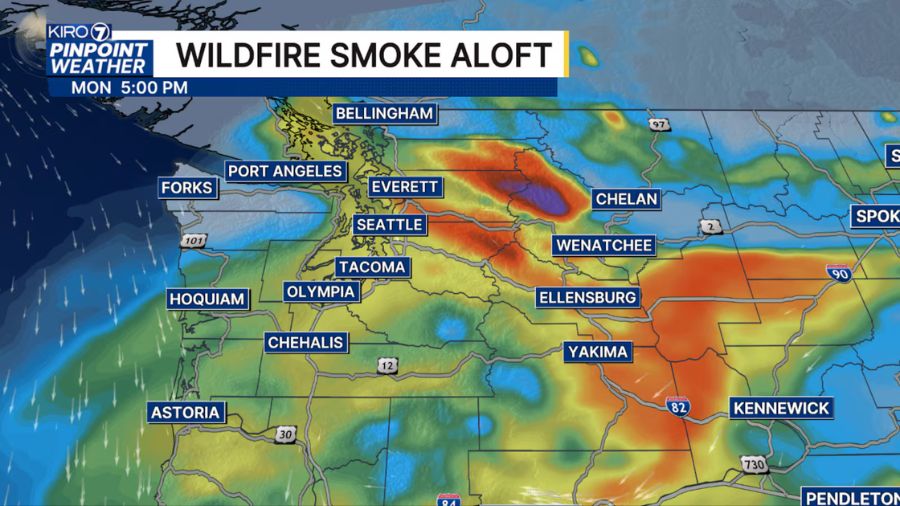 smoke haze monday weather...